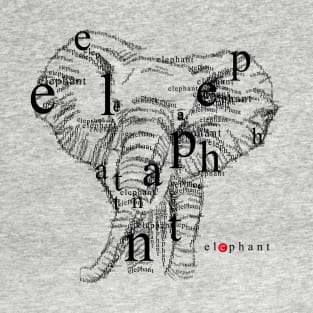 Font illustration "elephant" T-Shirt